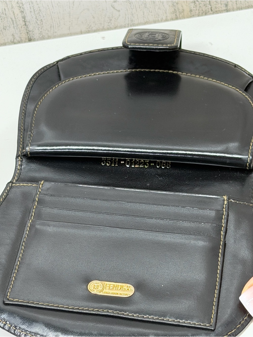 Vintage Fendi Pequin Striped Dome Wallet - Picture 8 of 13